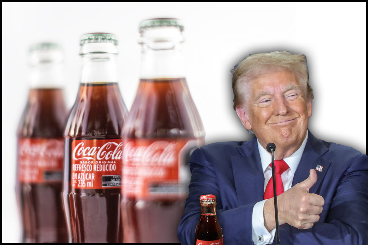 Trump laughed after pressing to make a “Mexican coke”